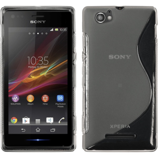 S-Line skal Sony Xperia M2 (D2303) Svart