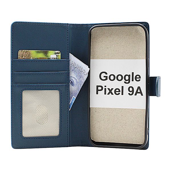 Skimblocker Google Pixel 9a Plånboksfodral Glitter Pink