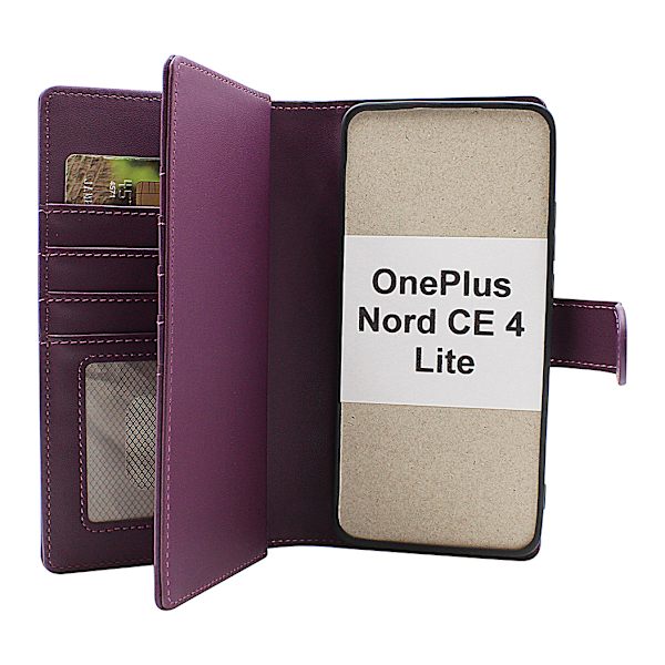 Skimblocker OnePlus Nord CE 4 Lite XL Magnet Plånboksfodral Svart