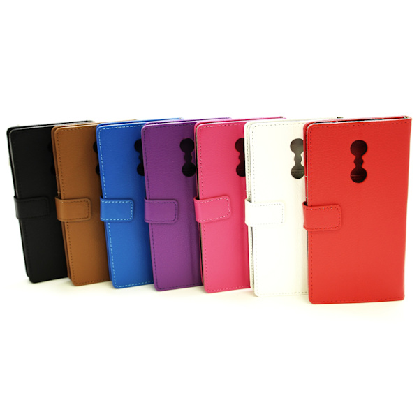Standcase Wallet Lenovo K6 Note Svart