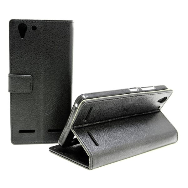 Standcase Wallet Lenovo K5 Svart