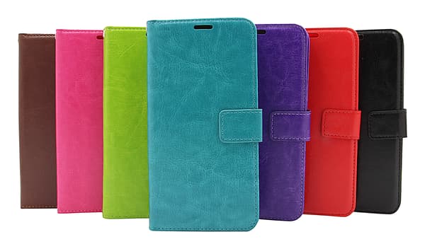 Crazy Horse Wallet Xiaomi Redmi Note 8 Grön
