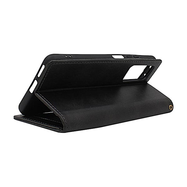 Zipper Standcase Wallet Xiaomi Redmi Note 11 Pro 5G Svart