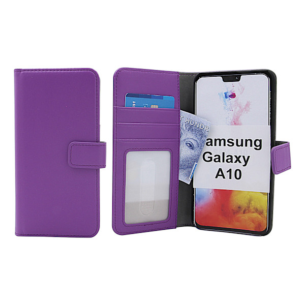 Skimblocker Magnet Wallet Samsung Galaxy A10 (A105F/DS) Lila