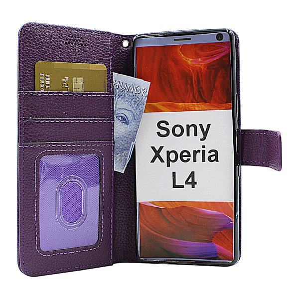 New Standcase Wallet Sony Xperia L4 Lila