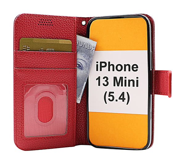 New Standcase Wallet iPhone 13 Mini (5.4) Svart