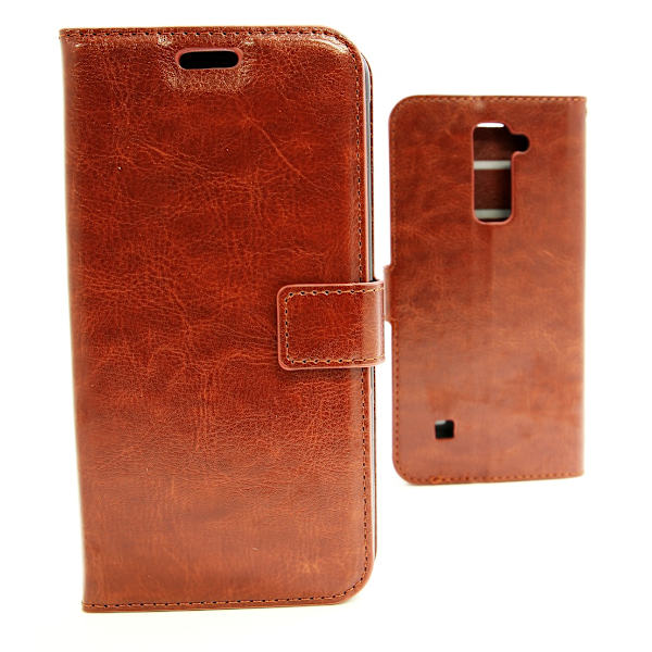 Crazy Horse Wallet LG Stylus 2 (K520) Brun