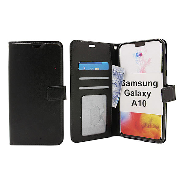 Crazy Horse Wallet Samsung Galaxy A10 (A105F/DS) Svart