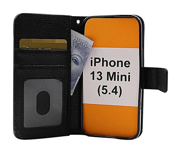 New Standcase Wallet iPhone 13 Mini (5.4) Svart