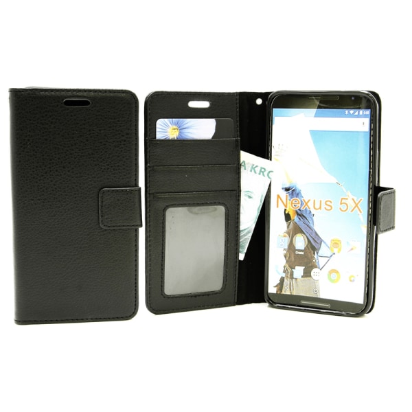 Standcase wallet Google Nexus 5X (H791) Brun