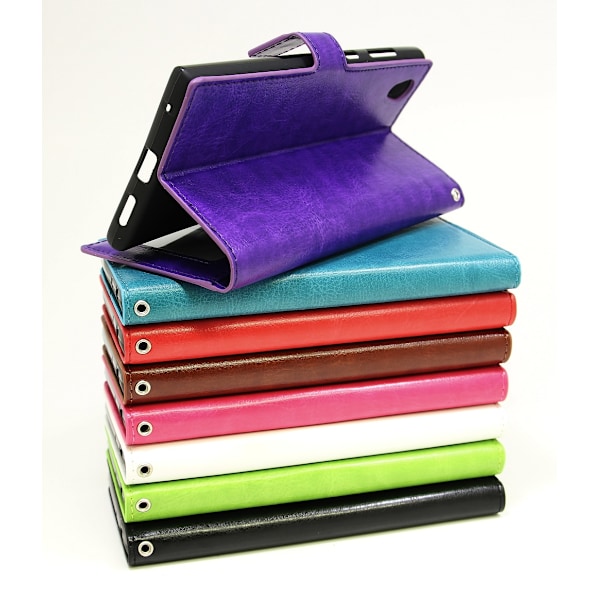 Crazy Horse Wallet Sony Xperia L1 (G3311) Grön