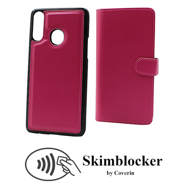 Skimblocker XL Magnet Wallet Samsung Galaxy A20s (A207F/DS) Svart