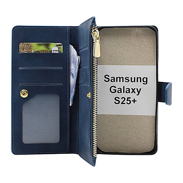 XL Samsung Galaxy S25+ Lyx Plånboksfodral Brun