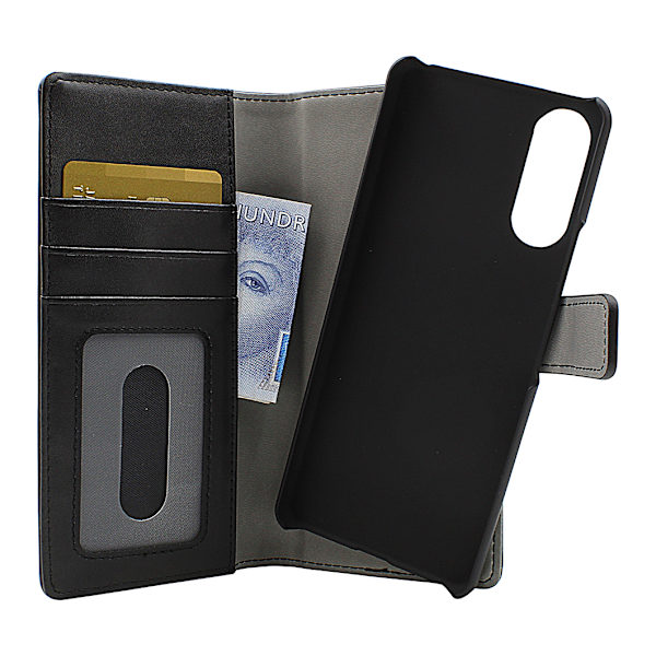 Skimblocker Magnet Wallet Sony Xperia 10 II (XQ-AU51/AU52) Svart