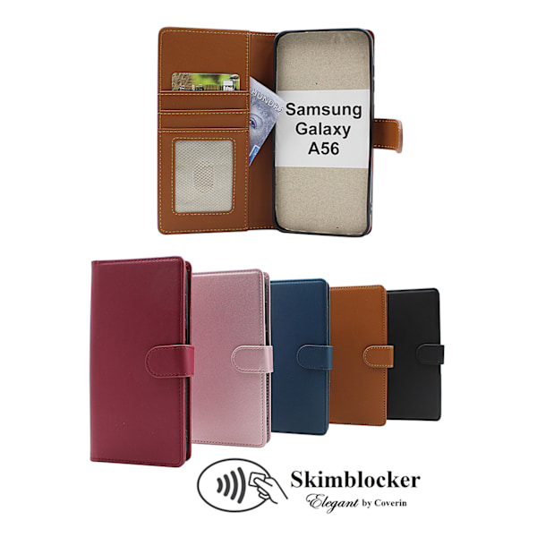 Skimblocker Samsung Galaxy A56 Plånboksfodral Happy Cherry