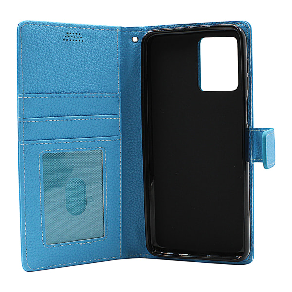 New Standcase Wallet Motorola Moto G54 5G Ljusblå