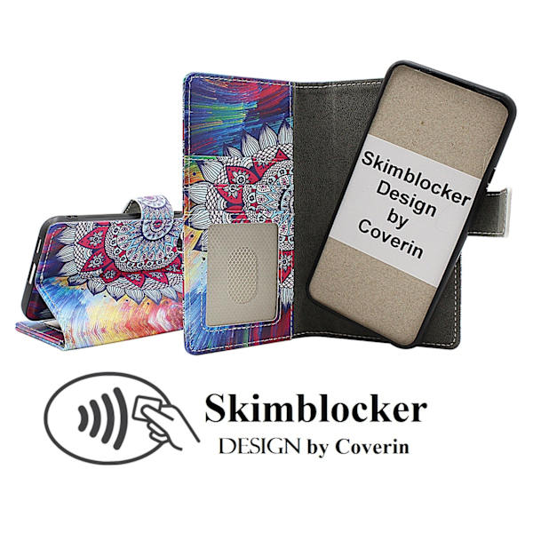 Skimblocker Xiaomi Redmi 14C Magnet Plånboksfodral Design