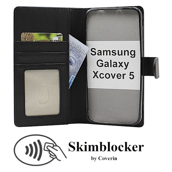 Skimblocker Samsung Galaxy Xcover 5 Plånboksfodral