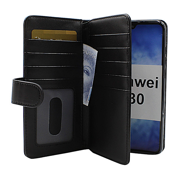 Skimblocker XL Wallet Huawei P30 (ELE-L29) (Svart)