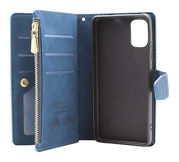 XL Standcase Lyxfodral Nokia C02 Marinblå