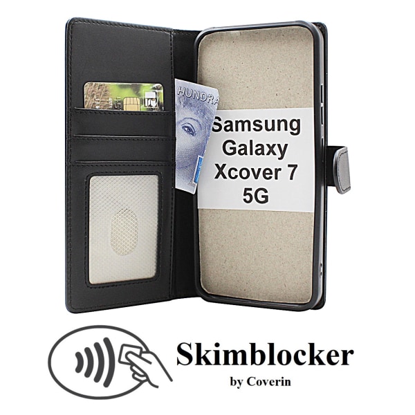 Skimblocker Plånboksfodral Samsung Galaxy Xcover7 5G