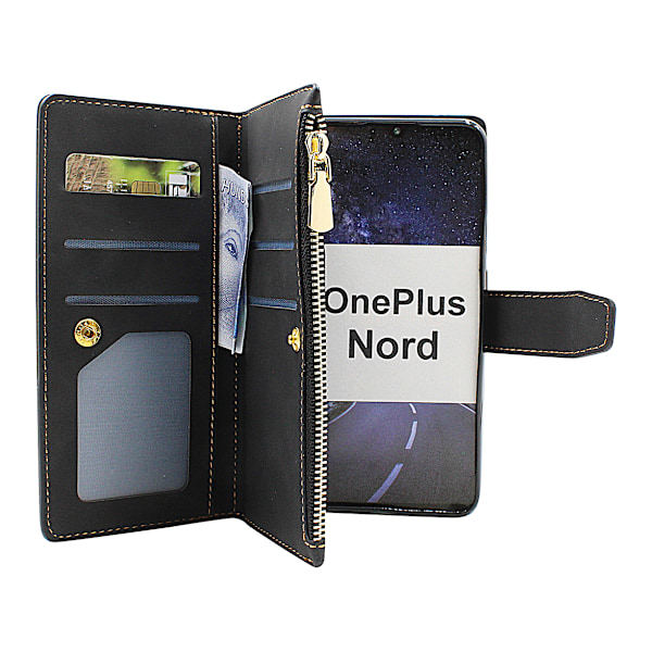 XL Standcase Lyxfodral OnePlus Nord / OnePlus Nord 5G Lila
