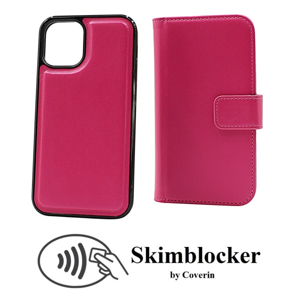Skimblocker Magnet Fodral iPhone 12 Mini (5.4) Svart