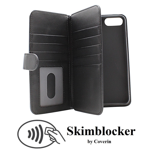 Skimblocker XL Wallet iPhone 6/7/8 Plus (Svart)