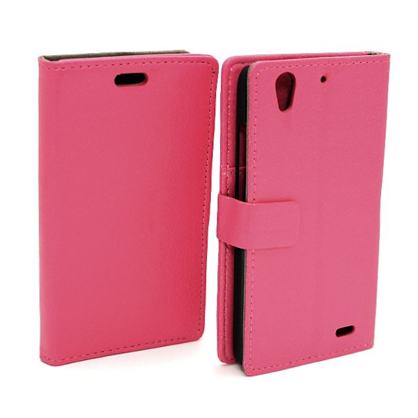 Standcase wallet Huawei Ascend G630 Hotpink