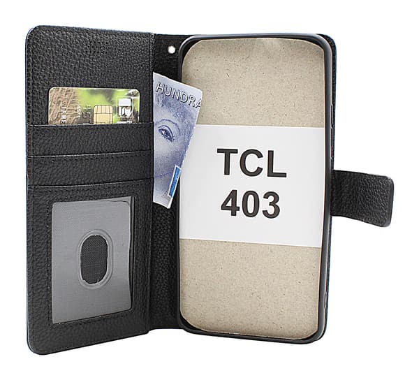 TCL 403 New Standcase Plånboksfodral Lila