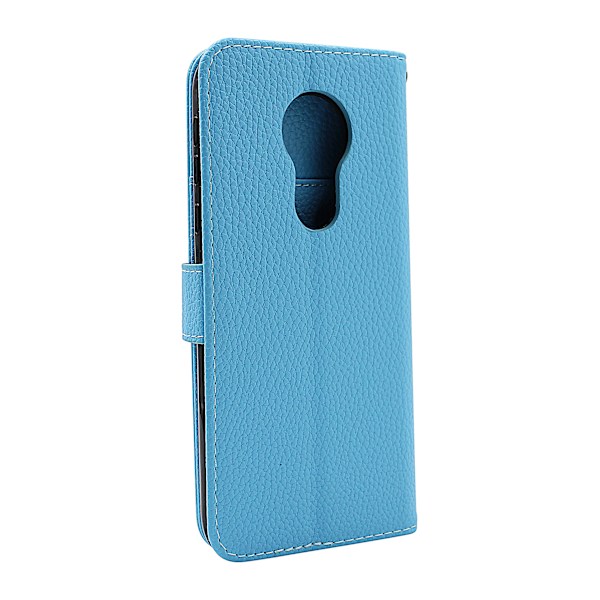 New Standcase Wallet Motorola Moto G7 Power Ljusblå
