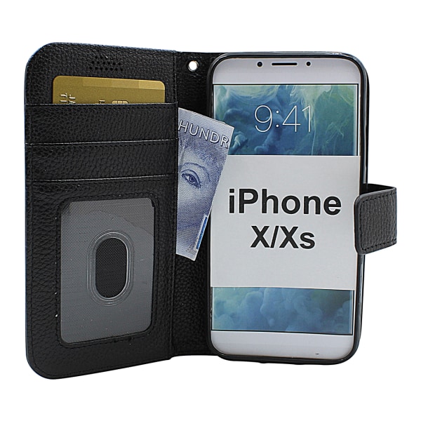 New Standcase Wallet iPhone X/Xs Svart