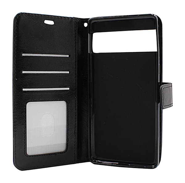 Crazy Horse Wallet Google Pixel 7 Pro 5G Svart