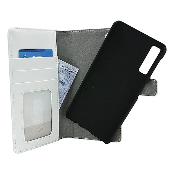 Skimblocker Magnet Wallet Samsung Galaxy A7 2018 (A750FN/DS) Vit