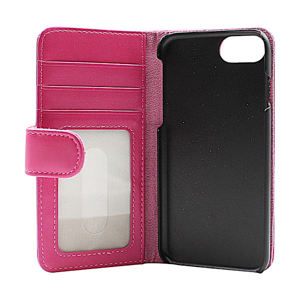 Skimblocker Plånboksfodral iPhone 7 Hotpink