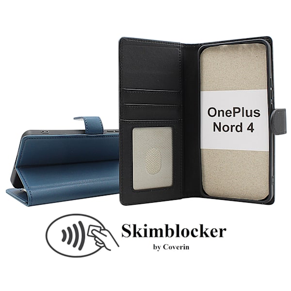 Skimblocker OnePlus Nord 4 5G Plånboksfodral Petrol