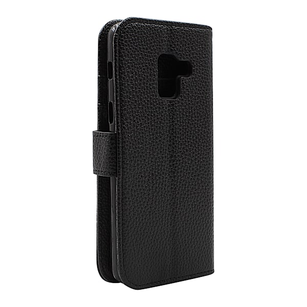 New Standcase Wallet Samsung Galaxy A8 2018 (A530FD) Svart