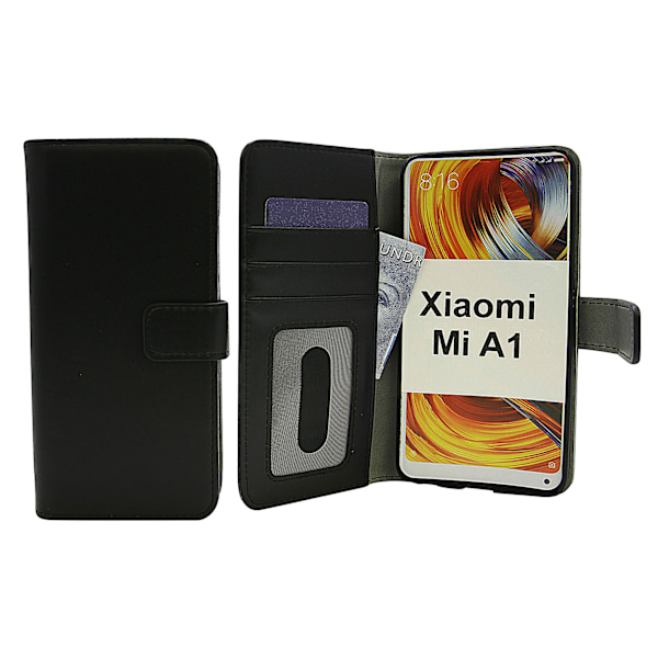 Skimblocker Magnet Wallet Xiaomi Mi A1 Svart