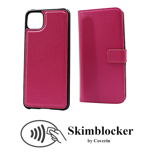Skimblocker Magnet Fodral Samsung Galaxy A22 5G (SM-A226B) Svart