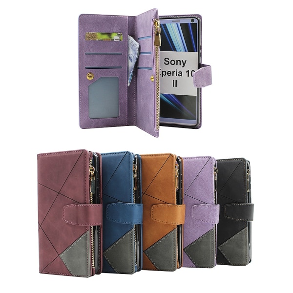 XL Standcase Lyxfodral Sony Xperia 10 II Lila