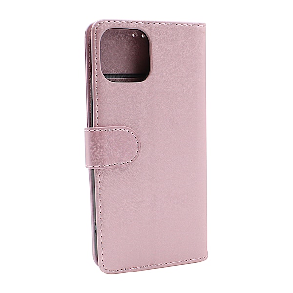 Zipper Standcase Wallet iPhone 13 (6.1) Grå
