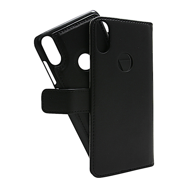Skimblocker Magnet Wallet Asus Zenfone Max Pro M1 (ZB602KL) Svart