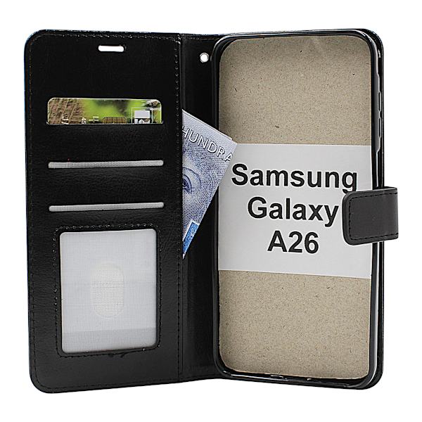 Crazy Horse Samsung Galaxy A26 Plånboksfodral Brun
