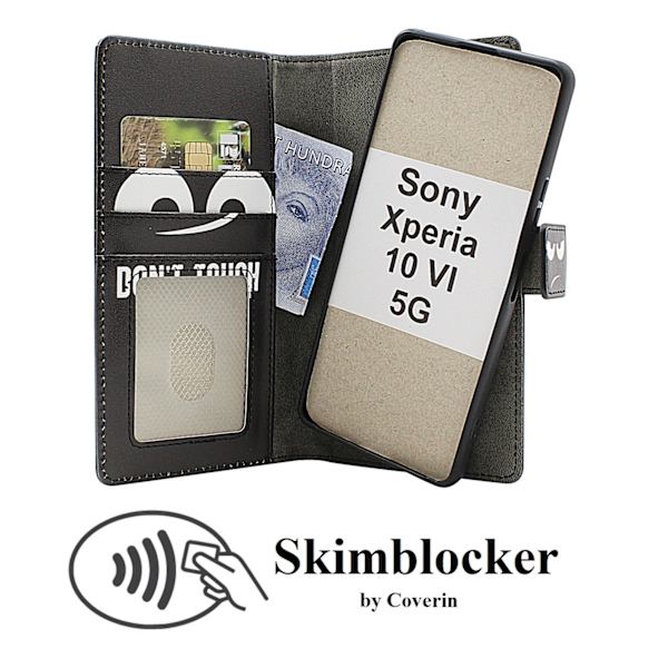 Skimblocker Xperia 10 VI 5G Magnet Plånboksfodral Design
