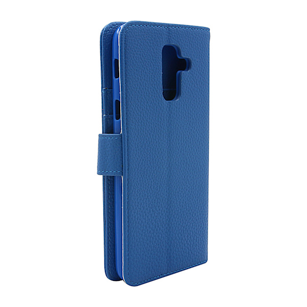 New Standcase Wallet Samsung Galaxy A6+ 2018 (A605FN/DS) Blå