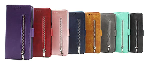 Zipper Standcase Wallet Google Pixel 8a 5G Ljusrosa