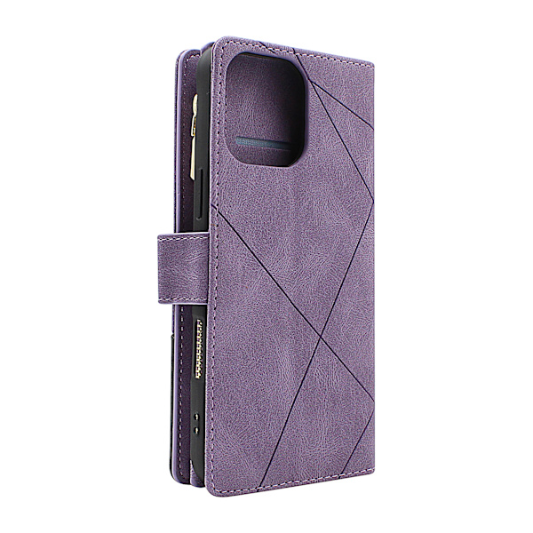 XL iPhone 16 Pro Max Lyx Plånboksfodral Brun