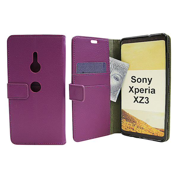 Standcase Wallet Sony Xperia XZ3 Lila