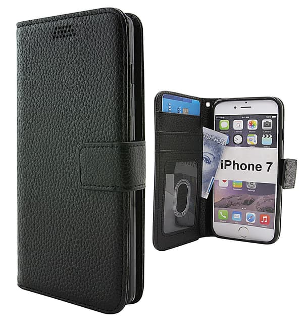 New Standcase Wallet iPhone 7 Svart
