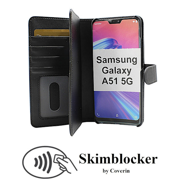 Skimblocker XL Magnet Wallet Samsung Galaxy A51 5G (A516B)